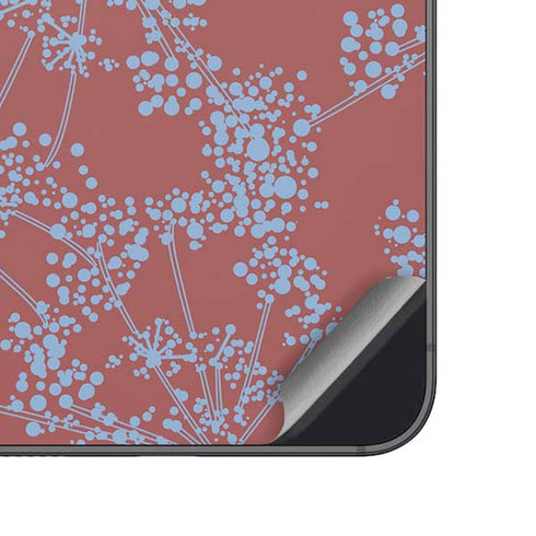 Airy Blue Floral Galaxy A14 5G Skin